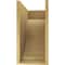 Ekena Millwork 10"W x 20"D x 20"H Classic Van Buren Rough Cedar Woodgrain TimberThane Corbel, Primed Tan CORUR10X20X20VANRCPR - alternate 4